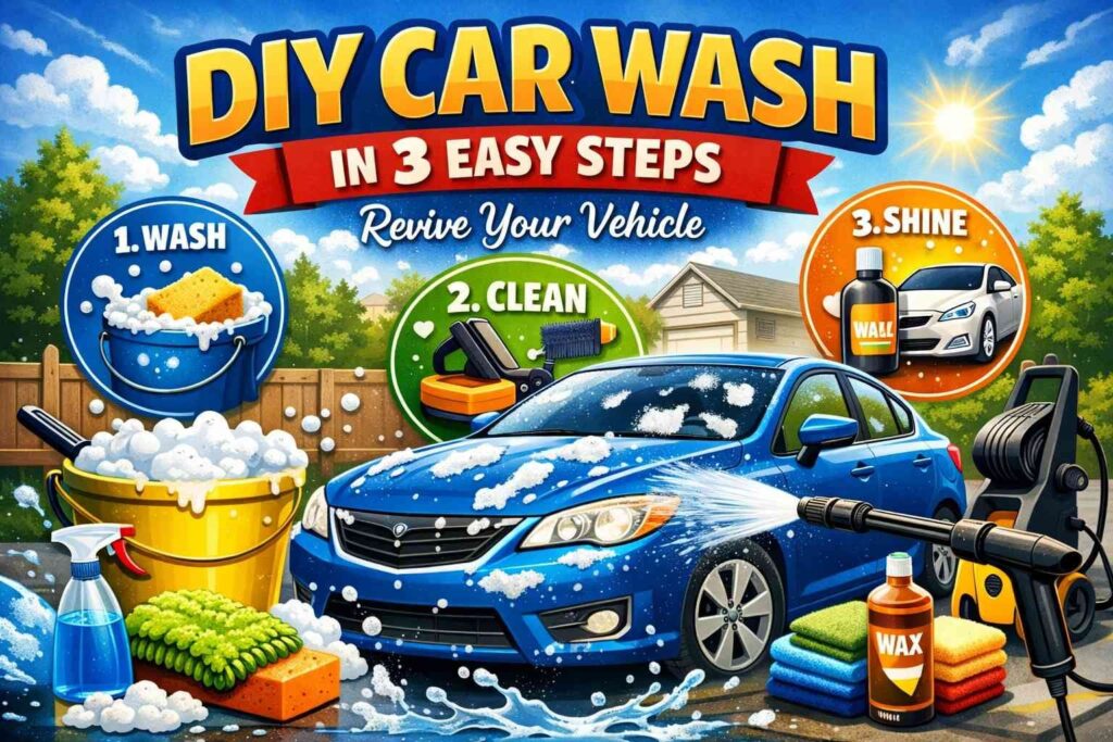 Diy Car washing Dirty Car