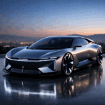 Futuristic Hyundai concept car